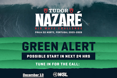 Nazaré Big Wave Challenge confirmado para sábado com alerta verde
